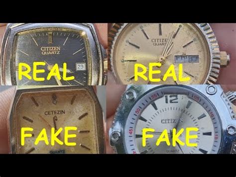 how to tell if a citizen watch is fake|real vs fake citizen.